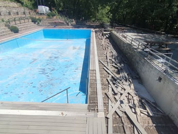 Ριζική ανακαίνιση στα Λουτρά Πόζαρ – Κλειστή για δέκα ημέρες η πισίνα και το αναψυκτήριο