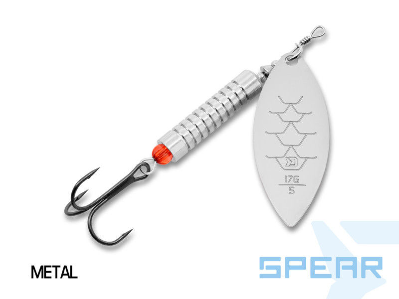 Miniaturbild: Metal UV Spinner Delphin SPEAR 3g Gr.0