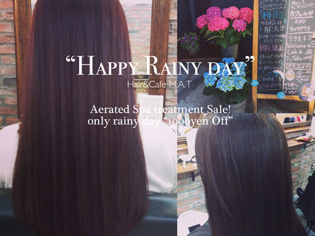 ☆雨の日キャンペーン☆Happy Rainy day campaign!!