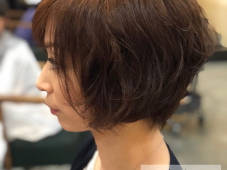 ゆるふわショートグラデーションボブ