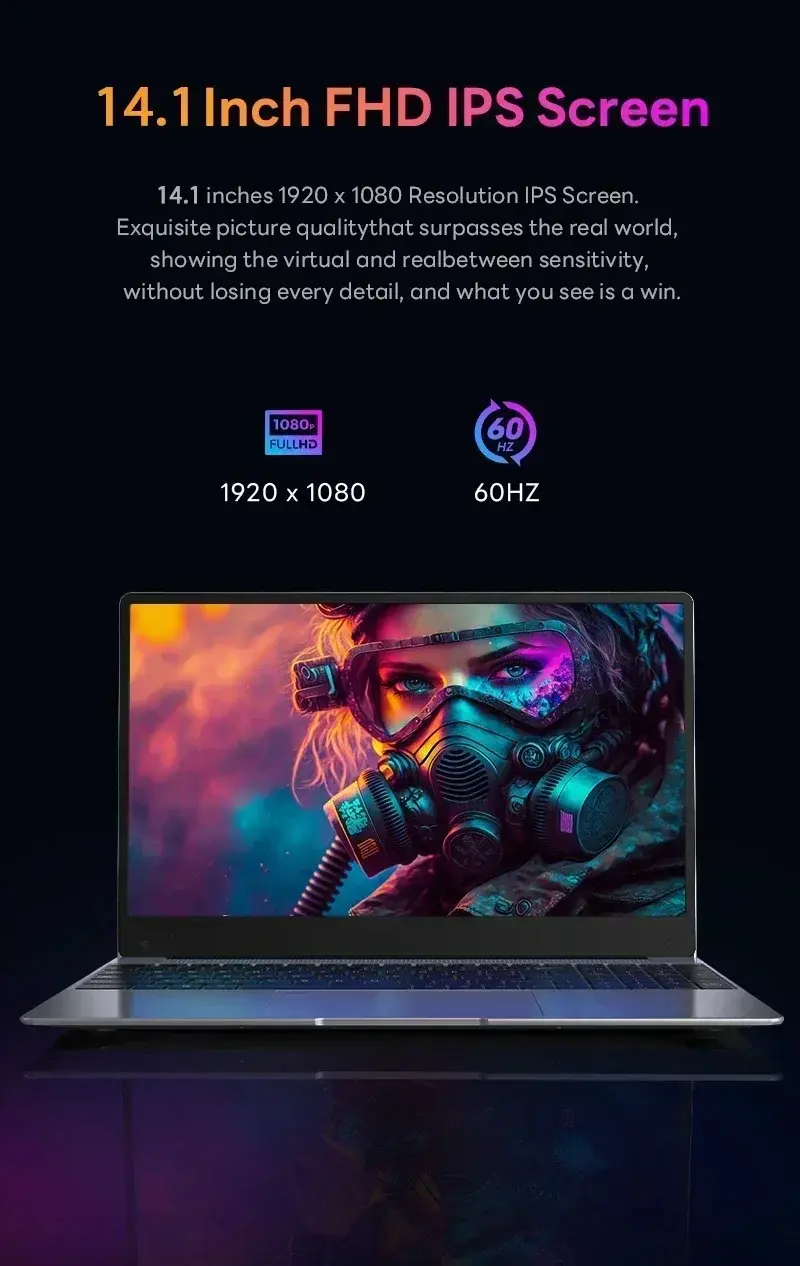 Thumbnail: LENO 2026 NEW 14.1" Laptop Intel Core i9-9900 32GB 2TB Gaming Computer PC Window
