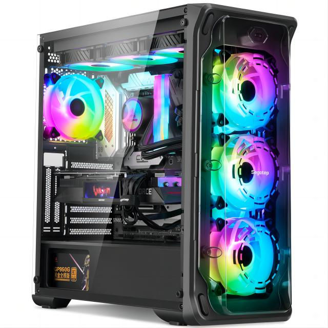 Thumbnail: AOTESIER Gaming PC core i7 CPU With 16G RAM 256G SSD HD4600 ATX/ITX/M-ATX full v