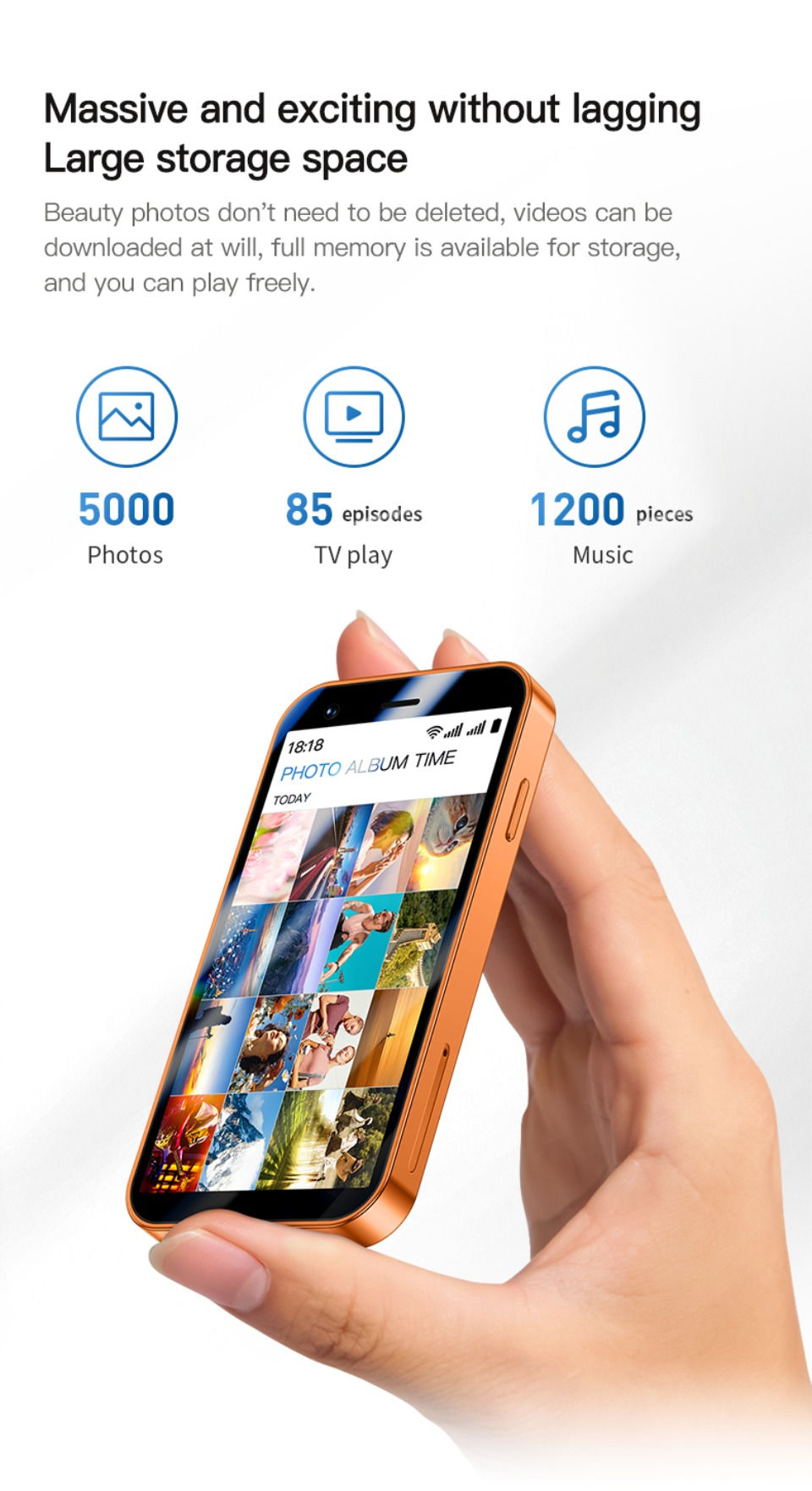 Thumbnail: SOYES A17 Mini Android8.1 Smart Phone
