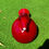 Miniatura: Giorgio Vigna Iittala "Circoli" red glass bird 2007