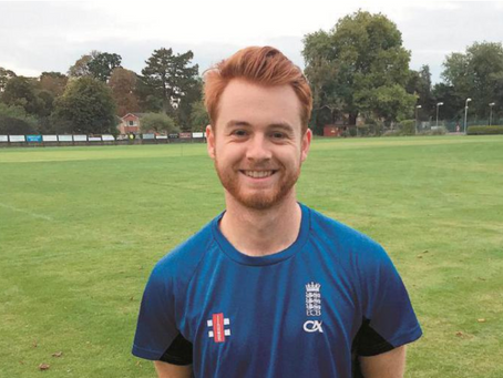 Olly Keenan awarded the ECB Young Coach Of The Year Award