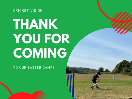 Easter Camps: A Thank You