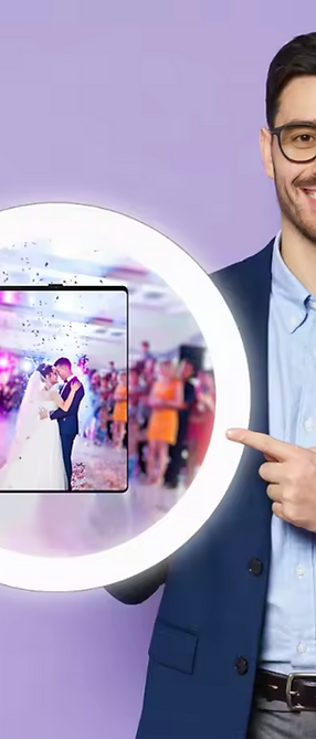 Photobooth mobile Anneau lumineux