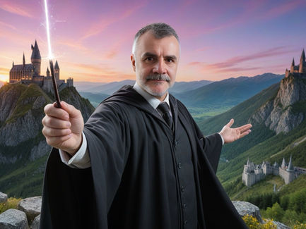 Photobooth IA - dans le style sorcier Harry Potter
