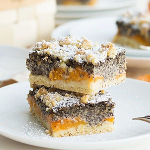 Poppyseed and Apricot Kuchen
