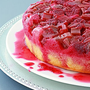 Rhubarb Upside-down Cake