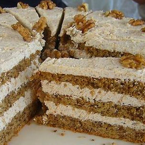Hungarian Walnut Torte / Diótorta