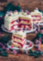 Cranberry White Cake