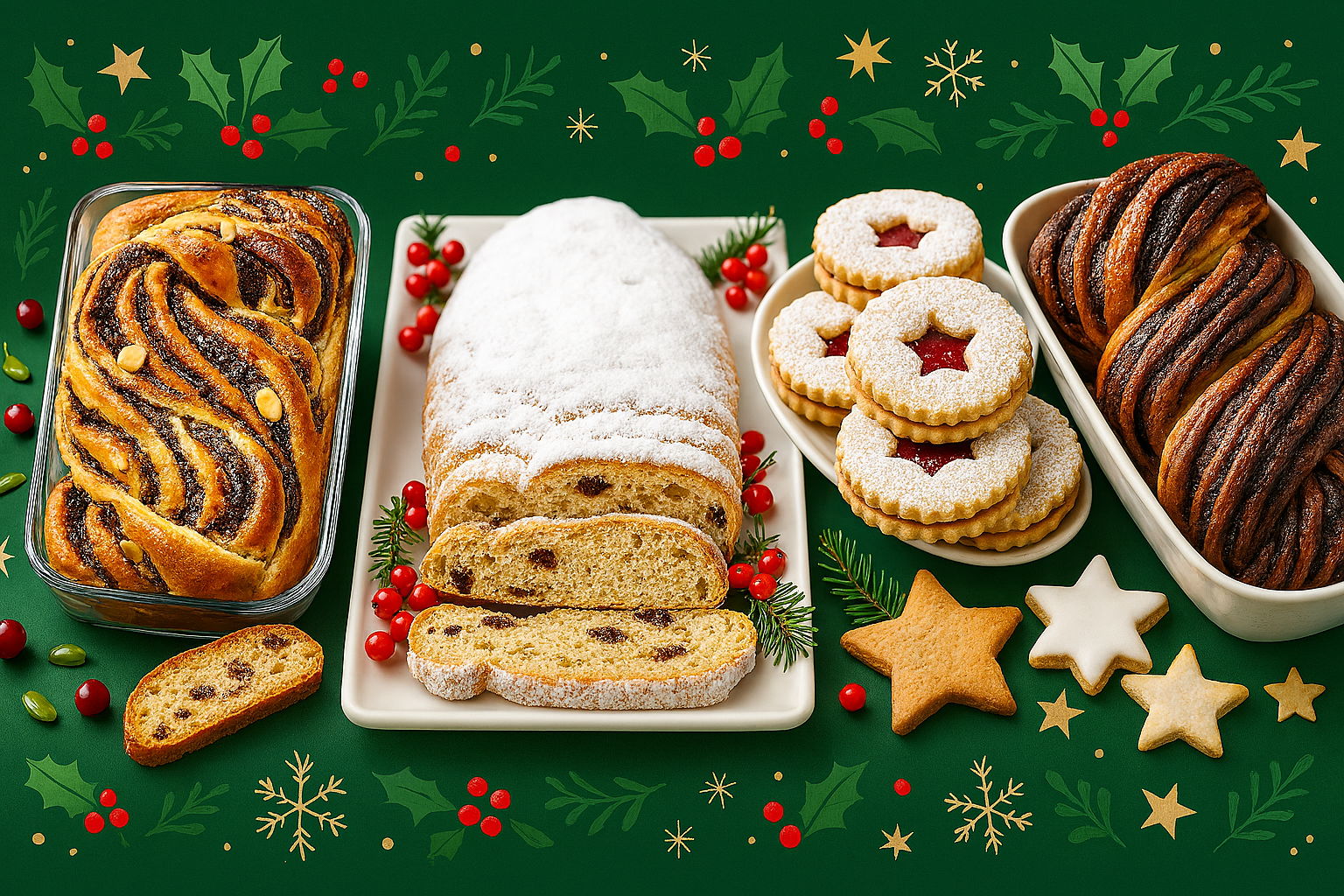 Arranged Food and Objects