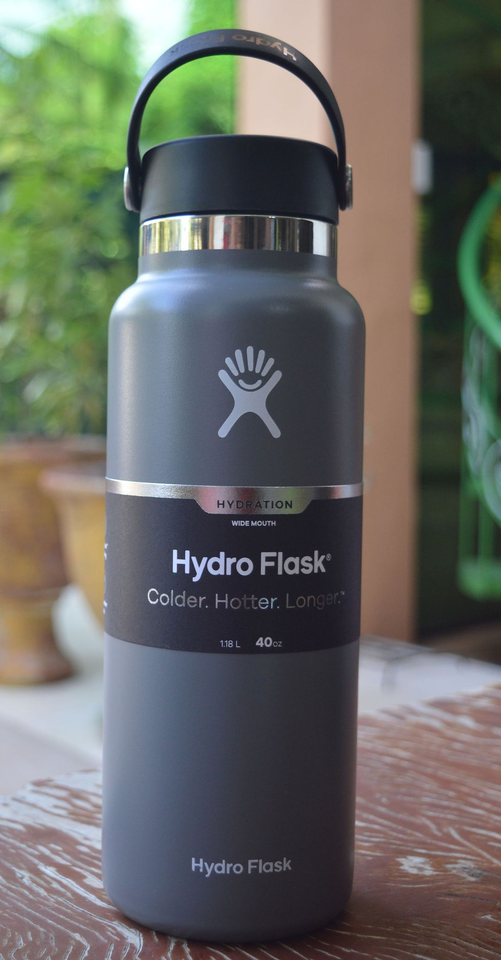 Thumbnail: Hydro Flask Stone Grey 40oz/1183ml & 32oz/946 ml Wide-mouth Tumbler