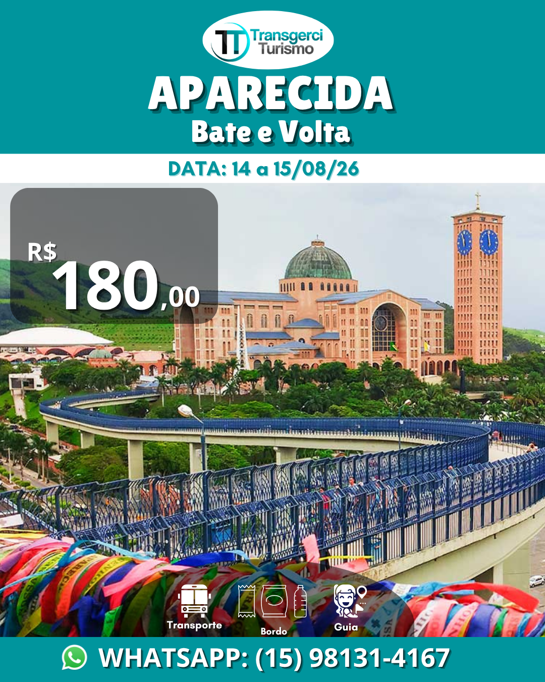 APARECIDA - BATE E VOLTA