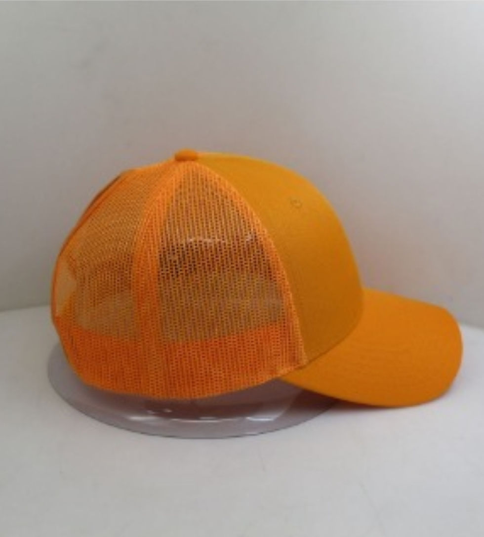 Thumbnail: Snap Back Cap Ladies Orange  - Opening for long hair