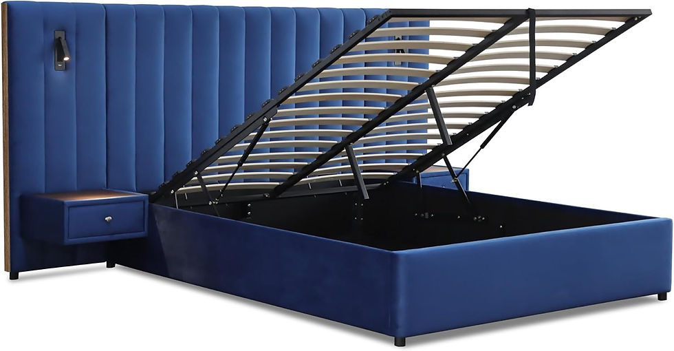 Thumbnail: Brushed Velvet Hotel Bed Frames