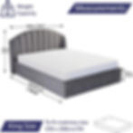 Thumbnail: Curved Ottoman Bed Frame Available With Hybrid Memory Foam Mattress