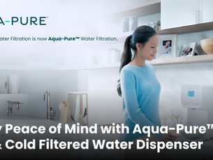Introducing the NEW Aqua-Pure™ Hot & Cold Filtered Water Dispenser