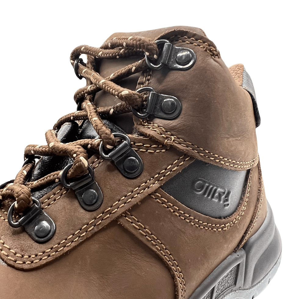 Thumbnail: Otter Nubuck Leather Mid-Cut Lace Safety Boot OWT993KW-R