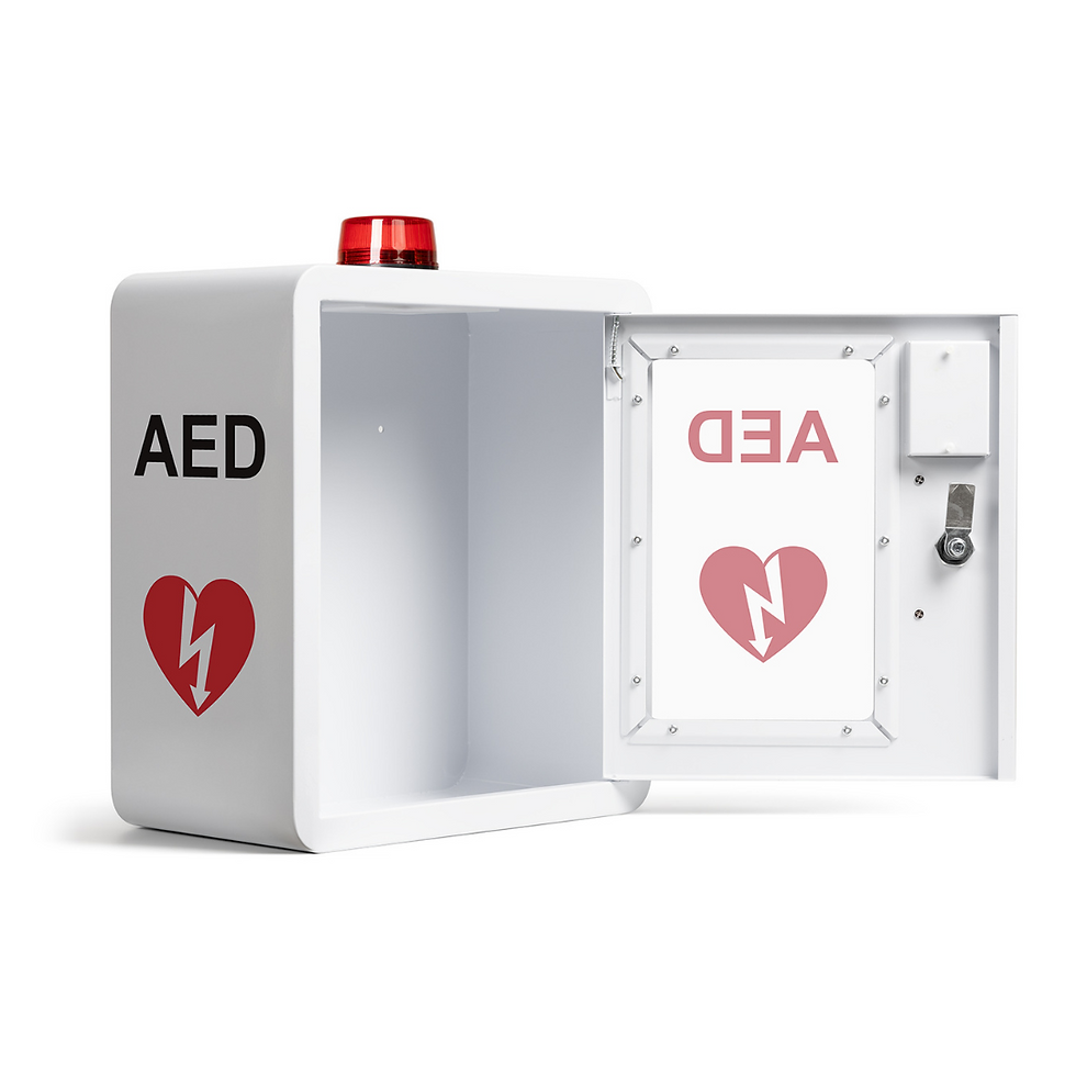 Thumbnail: AED Cabinet w/ Signage | WAP-812-M2B + WAP-3046