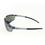 Thumbnail: King's Smoke/Silver Mirror Dark Gray Frame Safety Glasses - Barceloneta | KY714