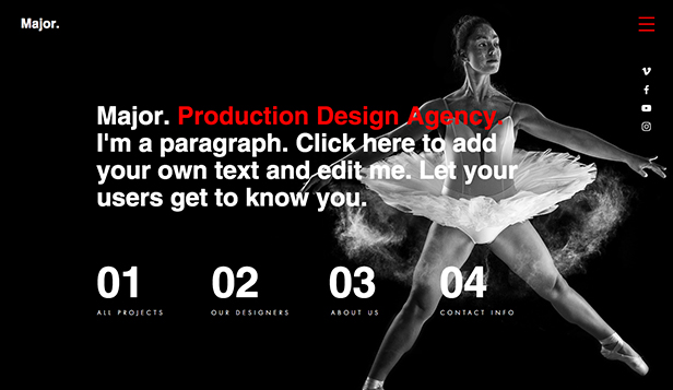 video production website templates