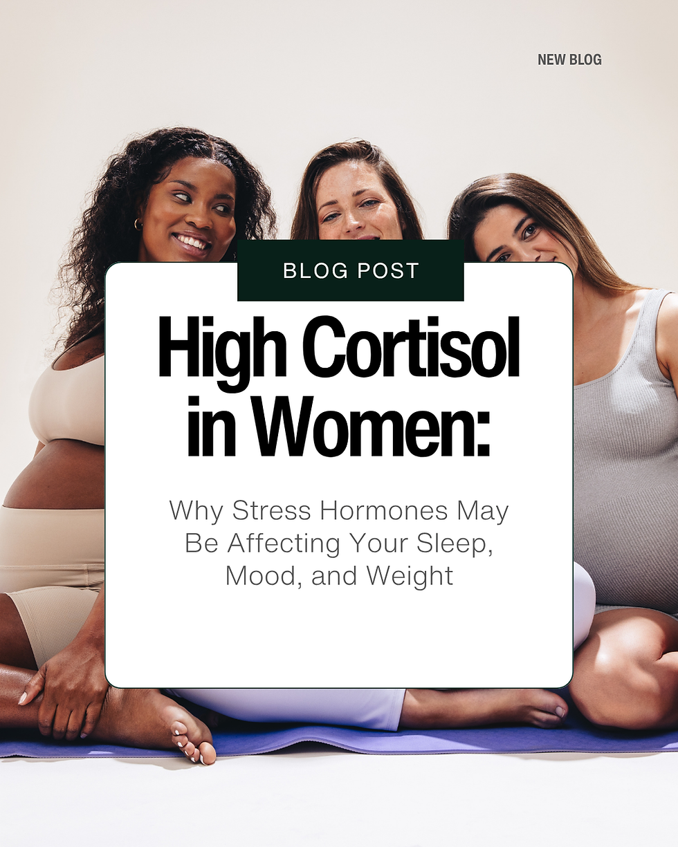 High Cortisol in Women: Why Stress Hormones May Be Affecting Your Sleep, Mood, and Weight