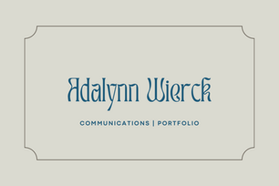 Printed Visual Art Portfolio