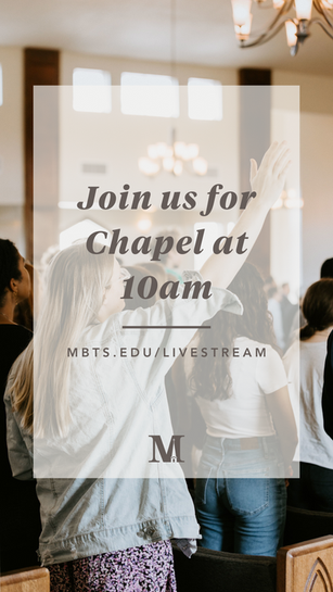 Instagram and Facebook Story Chapel Graphic