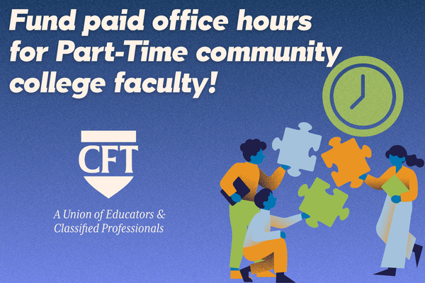 ACTION ALERT: Demand state leaders fully fund office hours for part-time faculty