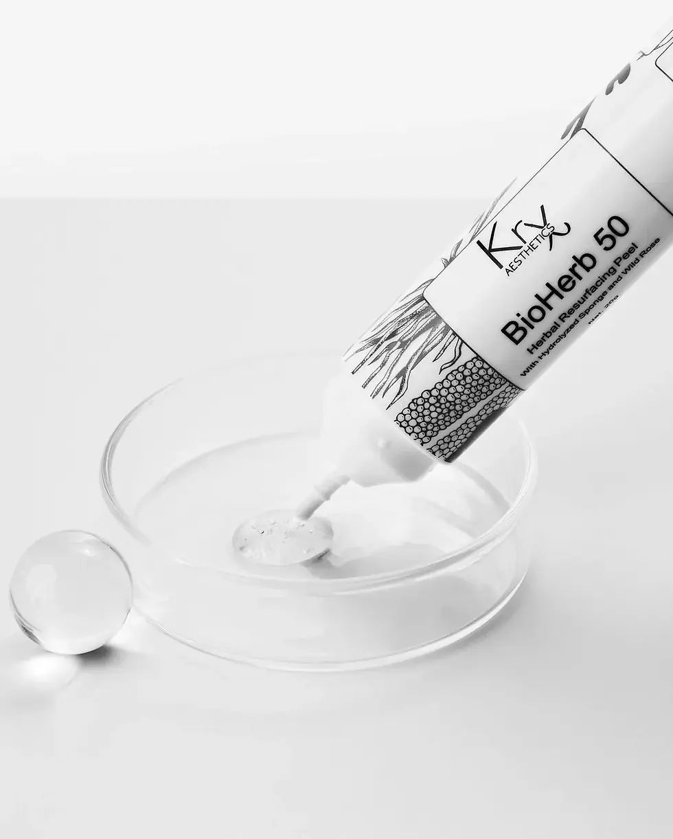 Bioherb 50 herbal resurfacing peel used for gentle spicule skin renewal