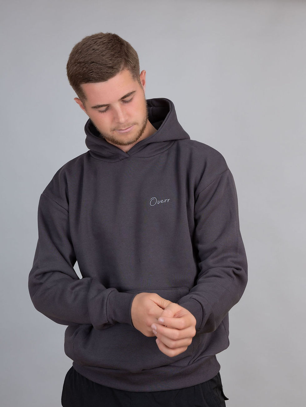Thumbnail: STATEMENT HOODIE - CHARCOAL