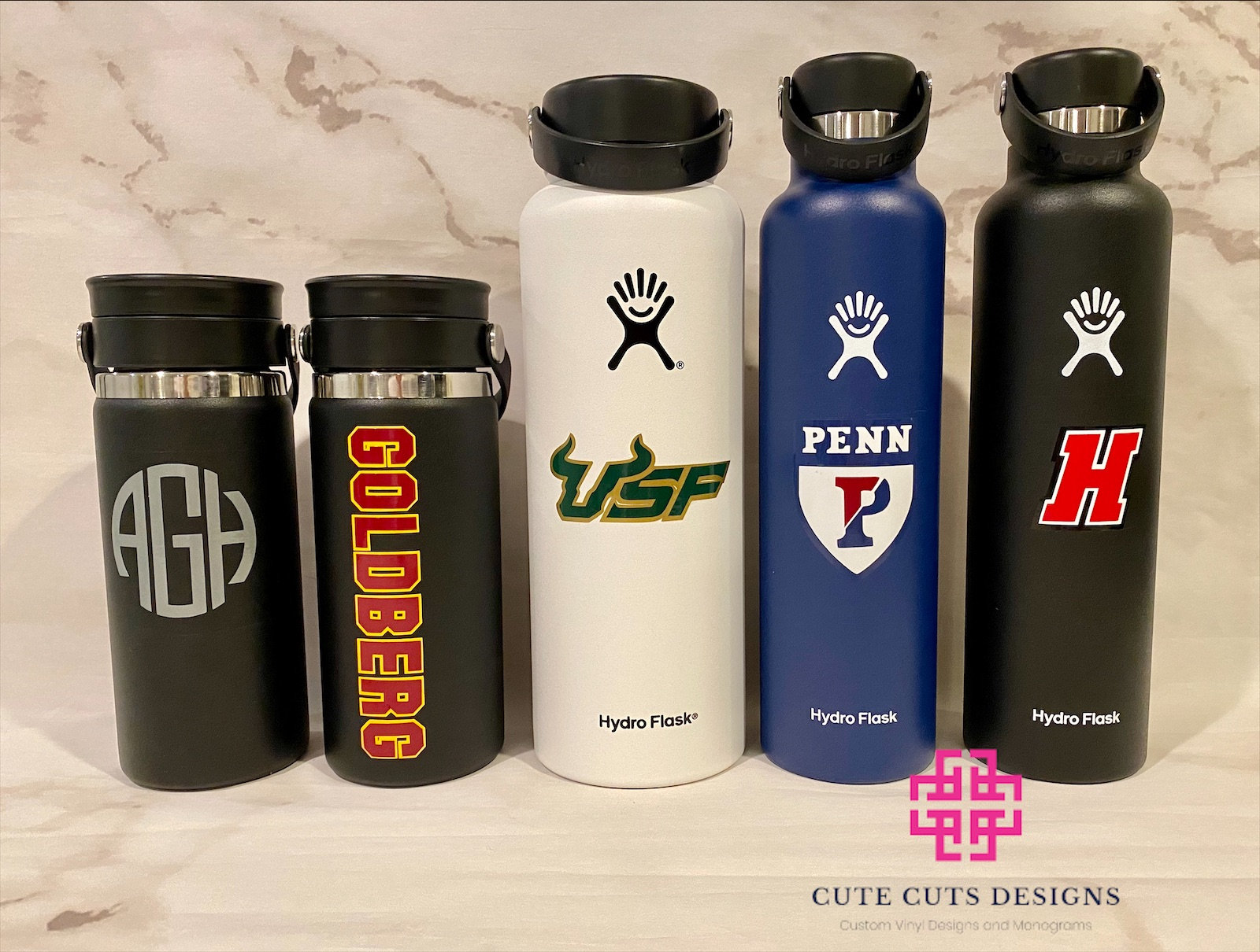 personalized hydro flask water bottles
