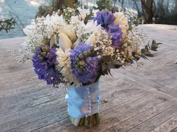 Bouquet by Francesca Sharp Flowers, a Hampshire wedding florist at Old Thorns, Liphook