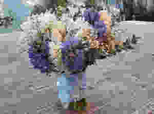 Bouquet by Francesca Sharp Flowers, a Hampshire wedding florist at Old Thorns, Liphook