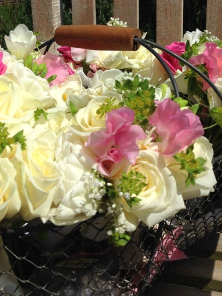 Spring wedding arrangements designed by Francesca Sharp Flowers a Hampshire wedding florist