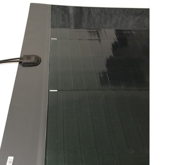 fully flexible low lying junction box stick down 500w cigs solar panel