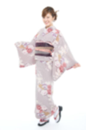 女の子のモデリング着物