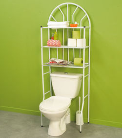 Mueble p/baño fijo y plegable.