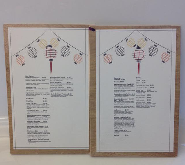 Market Menu Inside