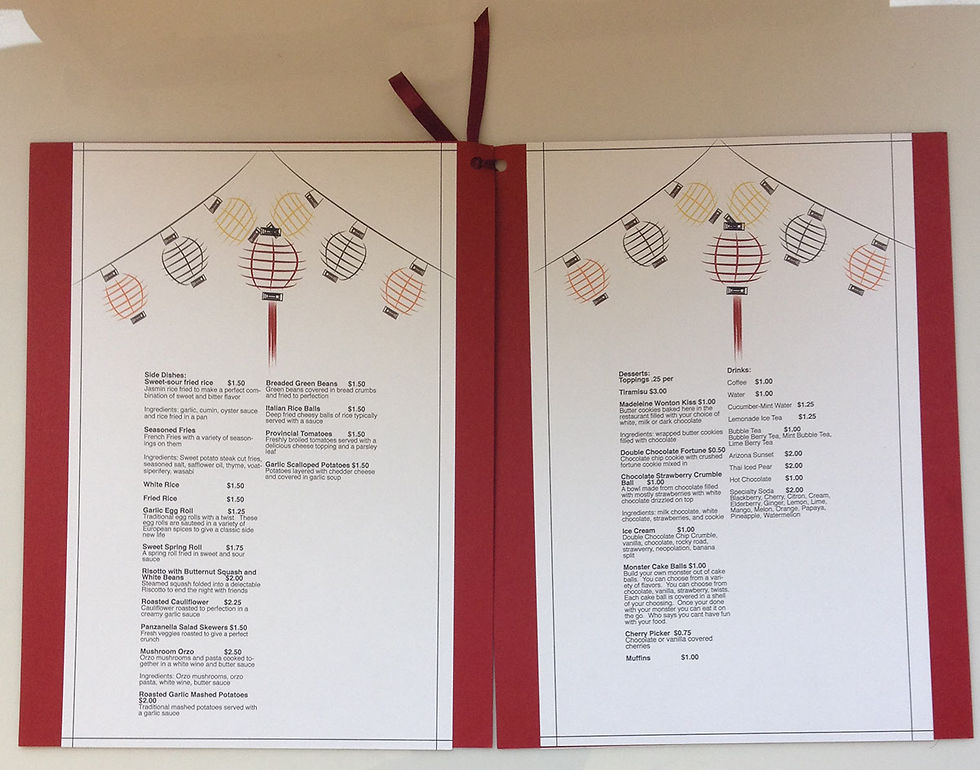 Market Menu Center