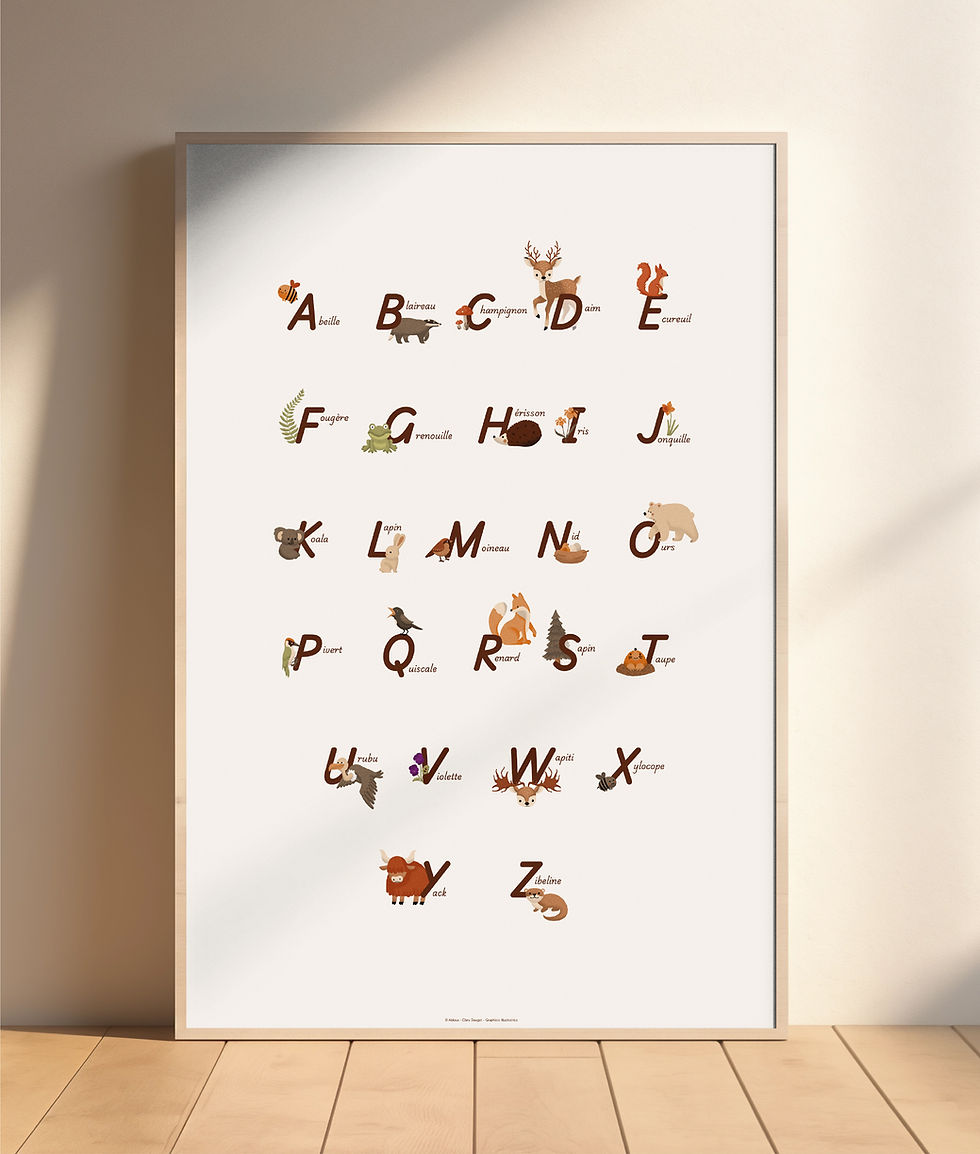 Forêt enchantée - Abécédaire