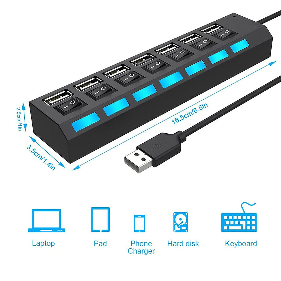 Thumbnail: Source manufacturer splitter USB HUB extender one pull seven independent 7 switc