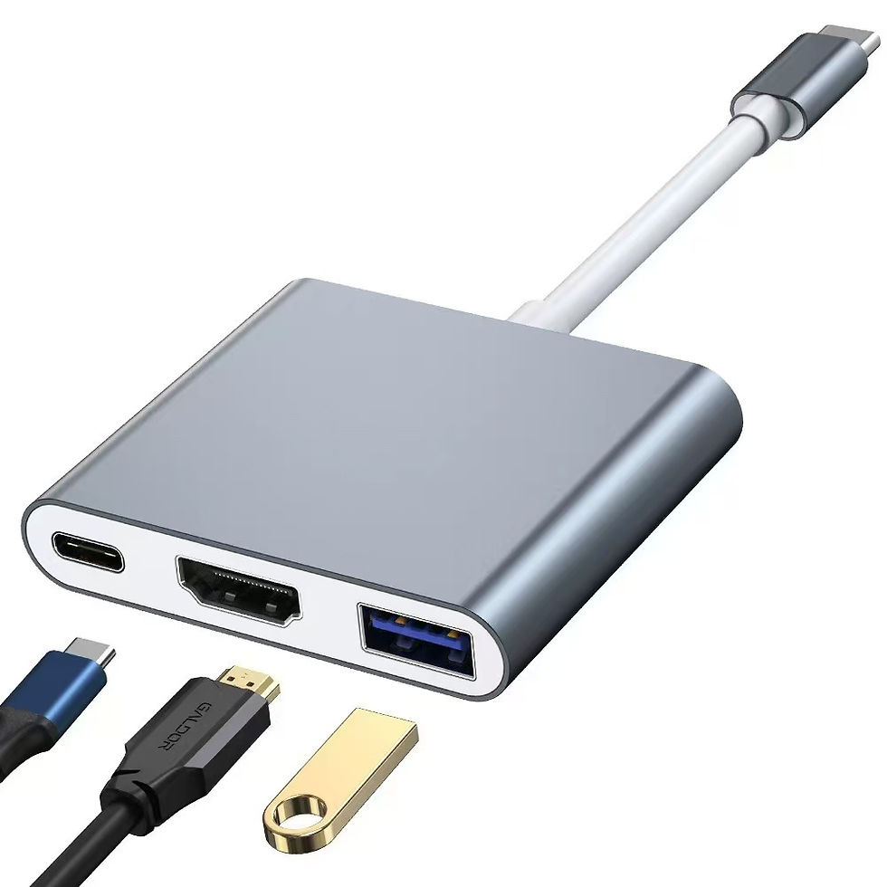 Miniatura: 3-in-1 USB-C Hub:type-c 3in 1 PD100W+HDMI(4K/30Hz)+USB3.0
