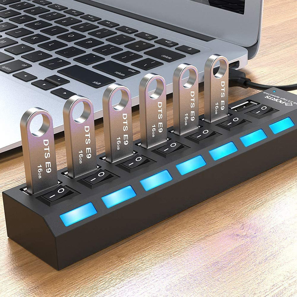 Miniatura: Source manufacturer splitter USB HUB extender one pull seven independent 7 switc