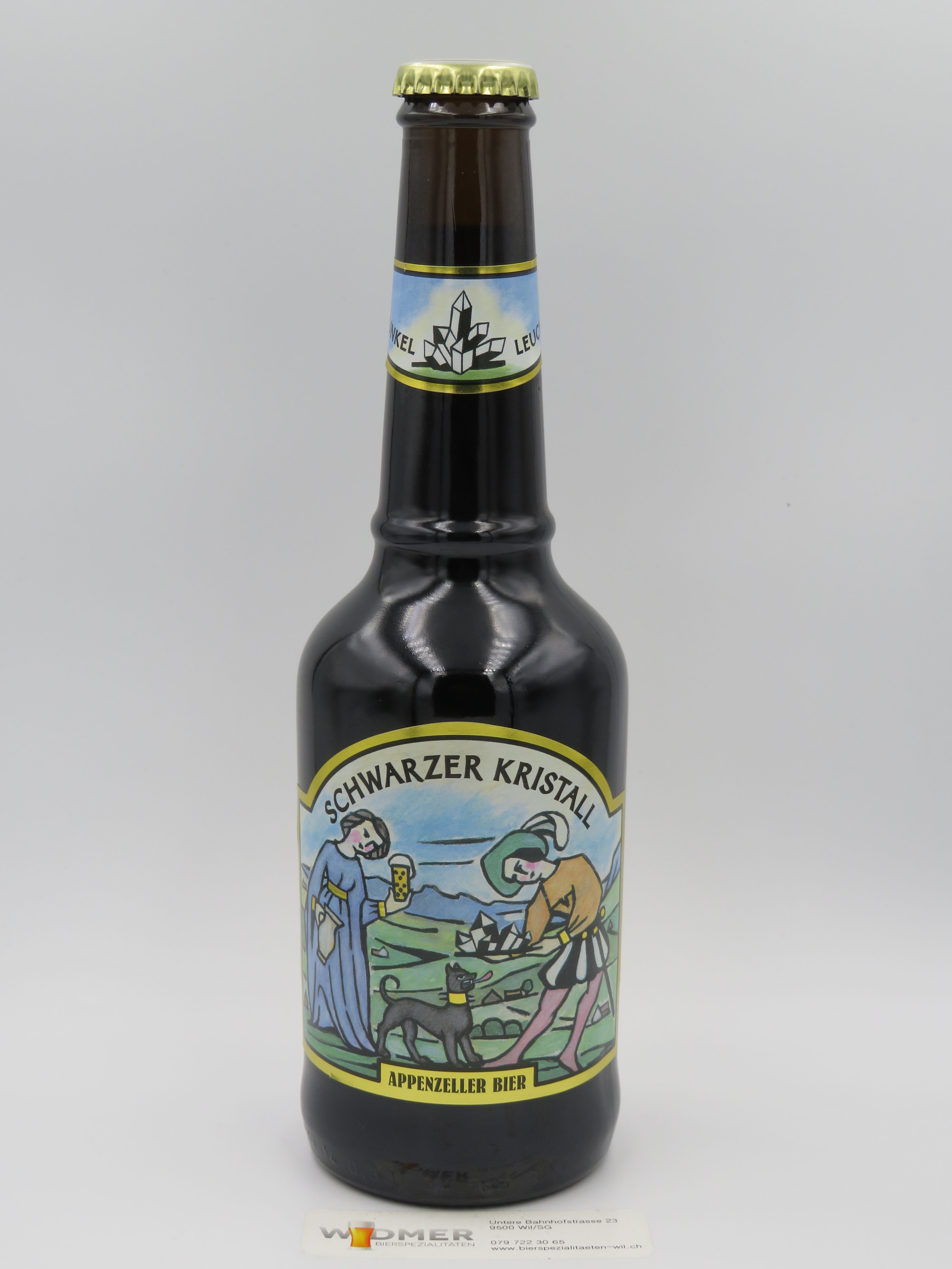 Appenzeller Bier Schwarzer Kristall 33cl