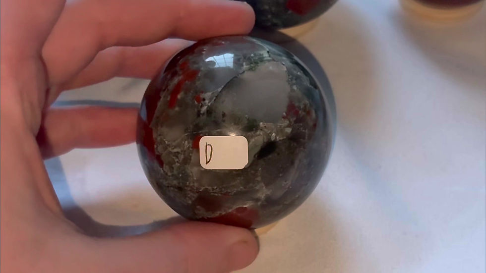 Thumbnail: African Bloodstone sphere