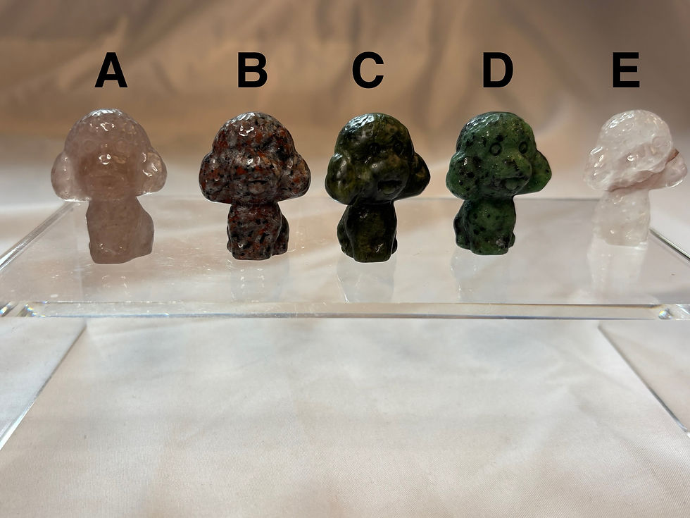 Poodle Carvings A- D