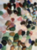 Coffin Carvings in Crystal, multiple different materials